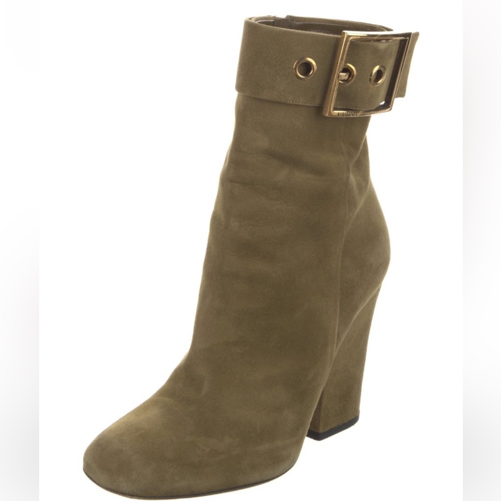 Gucci Suede Heel Boots - Picture 3 of 5